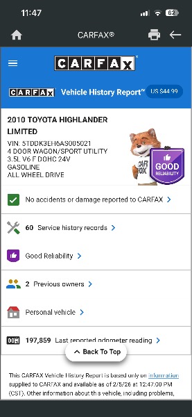 
								Toyota highlander 2010 full									