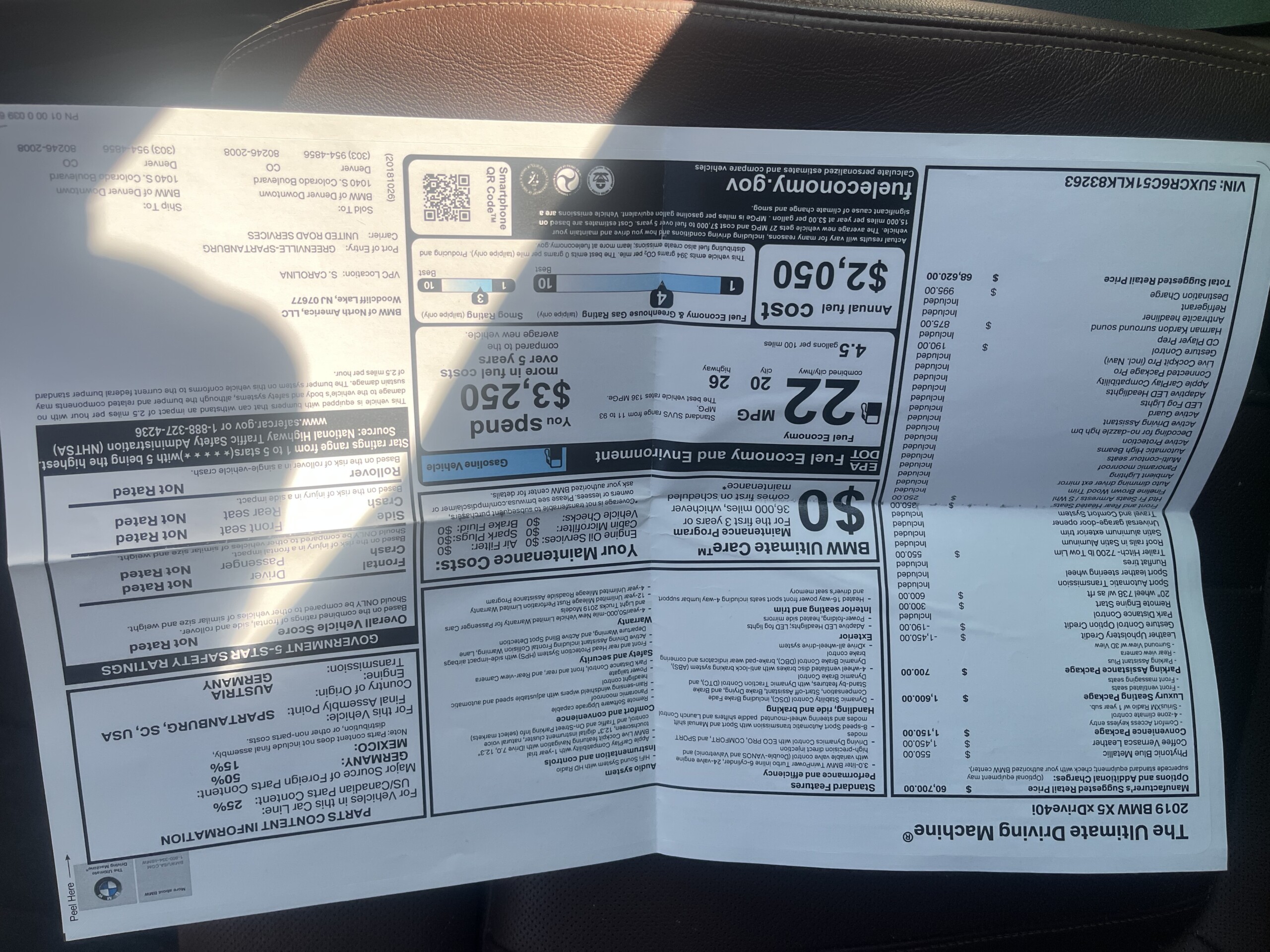 
								BMW x5 2019 full									