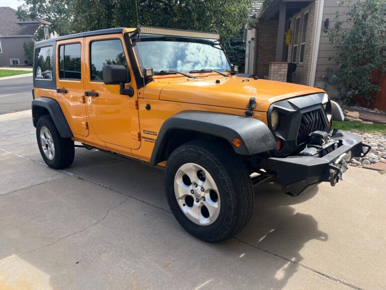 2012 Jeep Wrangler – $11,975